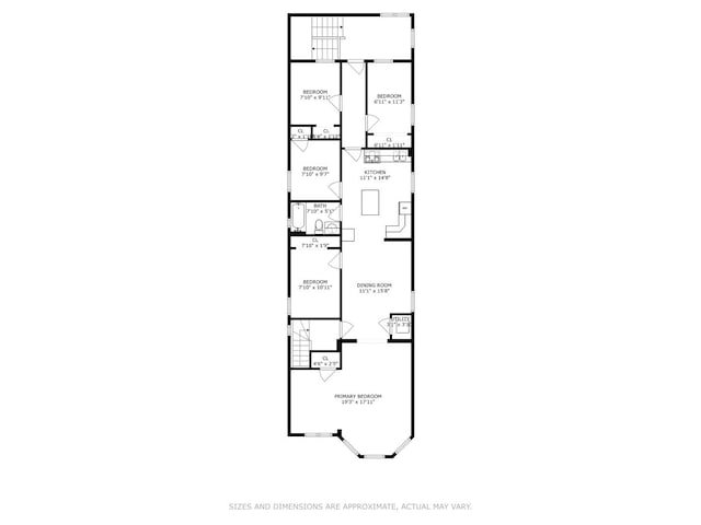 4419 S Wallace St, Chicago, IL 60609 - home floor plan