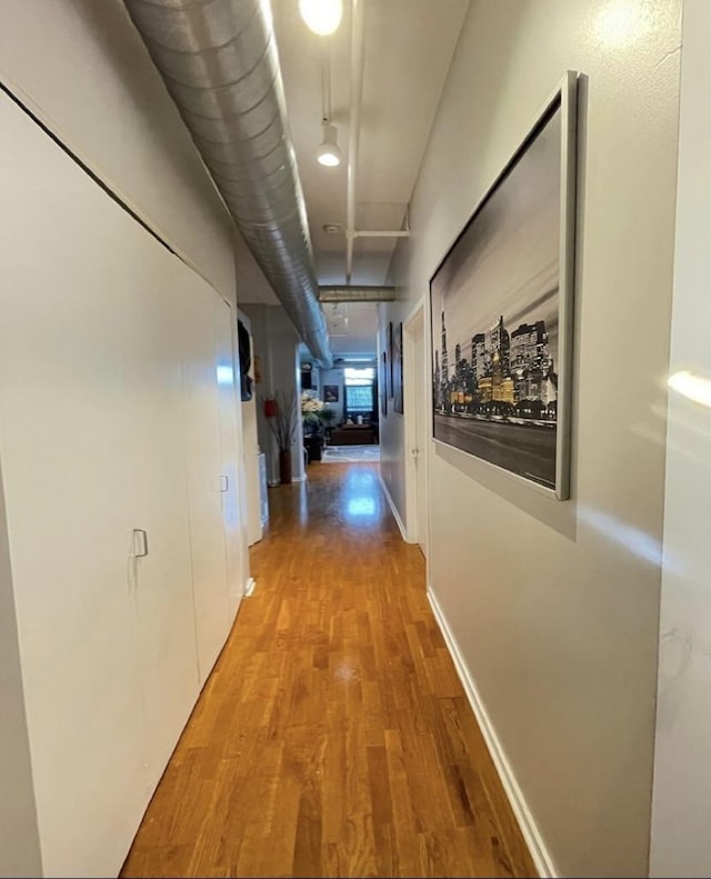 2323 W Pershing Rd Unit 421, Chicago, IL 60609 - corridor featuring wood finished floors