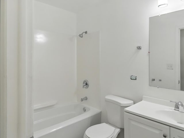 17704 Grandview Dr, Hazel Crest, IL 60429 - bathroom with toilet, vanity, and  shower combination