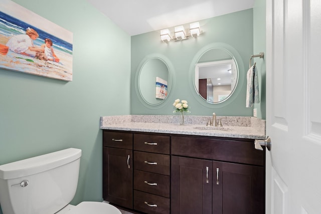 538 Pembrook Ct S, Crystal Lake, IL 60014 - bathroom featuring vanity and toilet