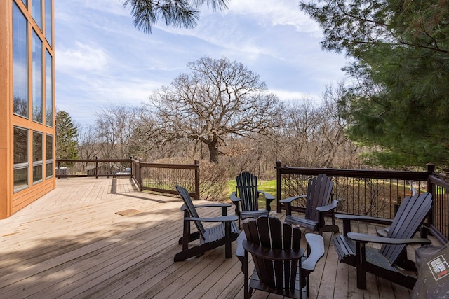 10A52 Cardinal Ct, Apple River, IL 61001 - view of deck