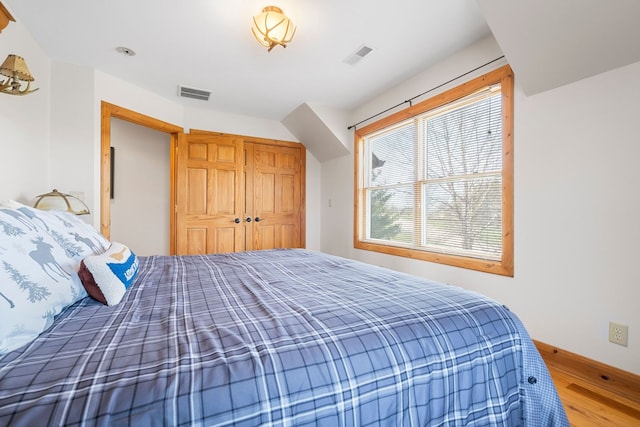 10A52 Cardinal Ct, Apple River, IL 61001 - bedroom featuring wood finished floors and a closet