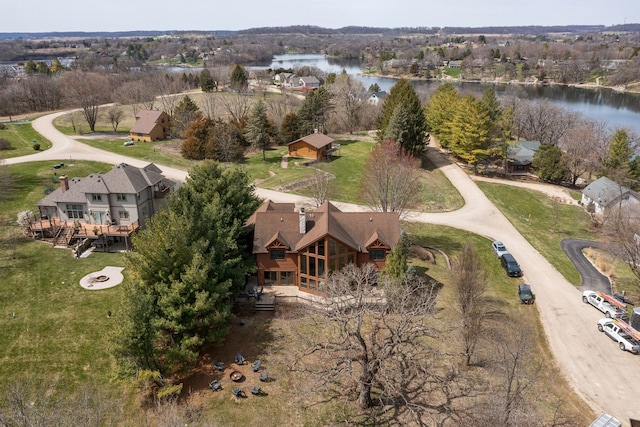 10A52 Cardinal Ct, Apple River, IL 61001 - aerial view of property's location with a large body of water