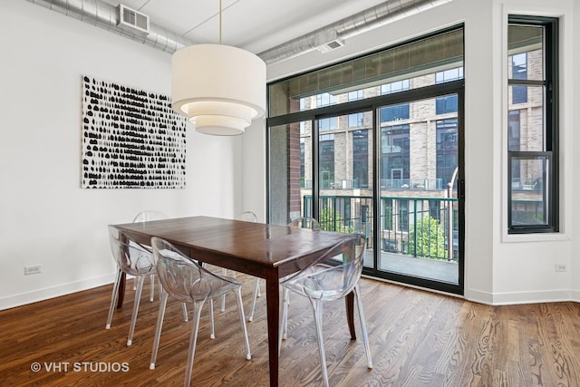 843 W Monroe St Unit 3B, Chicago, IL 60607 - dining space with wood finished floors and baseboards