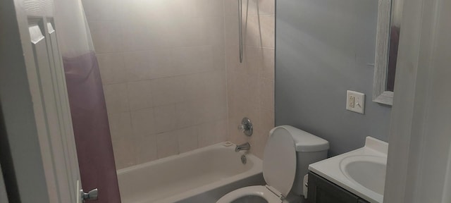 10324 S Eberhart Ave, Chicago, IL 60628 - full bath with toilet, shower / bath combo, and vanity