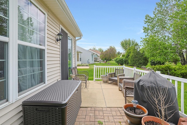 13538 Lehigh St, Huntley, IL 60142 - view of patio / terrace featuring area for grilling