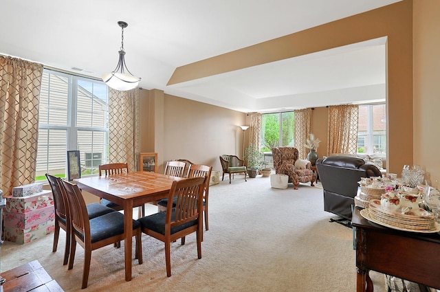 13538 Lehigh St, Huntley, IL 60142 - dining room featuring light colored carpet