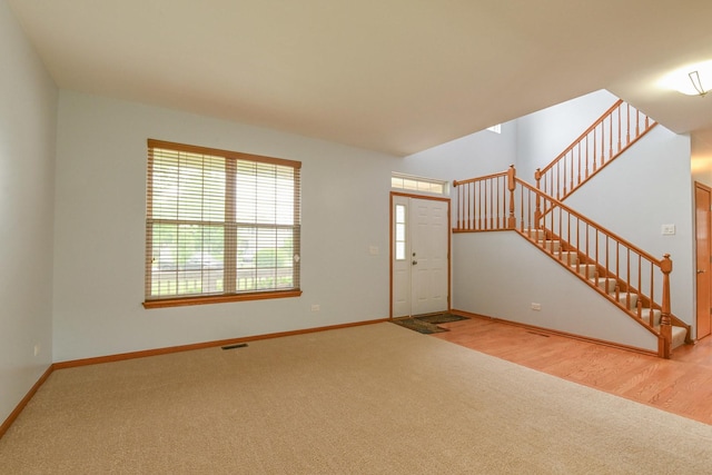 1804 Westbrook Ct, Plainfield, IL 60586 - carpeted foyer entrance with baseboards and stairs
