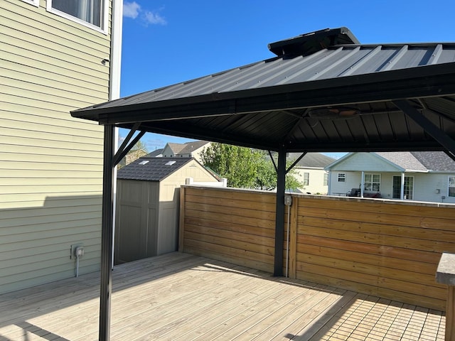 981 W Forsyth Rd, Forsyth, IL 62535 - deck featuring a gazebo