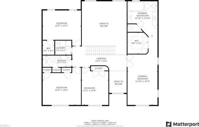 731 W Kenilworth Ave, Palatine, IL 60067 - floor plan / room layout