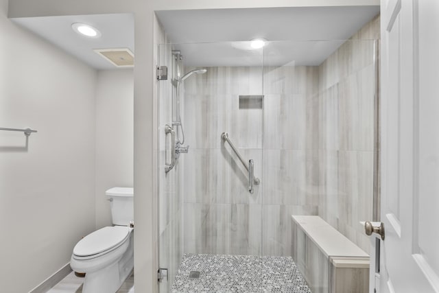 1771 Mission Hills Rd Unit 412, Northbrook, IL 60062 - full bathroom with toilet and a shower stall