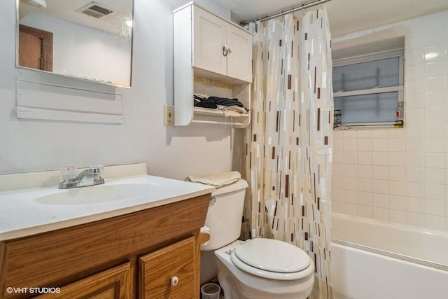 1418 N Campbell Ave, Chicago, IL 60622 - full bathroom with vanity, toilet, and shower / tub combo