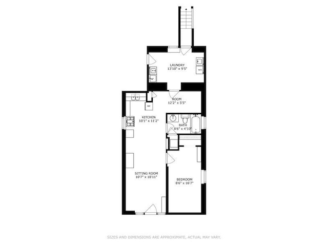 1418 N Campbell Ave, Chicago, IL 60622 - room layout