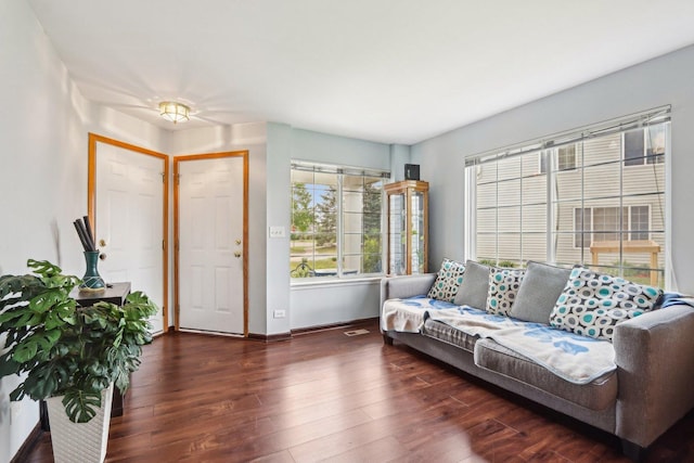 5 Crimson Ct, Lake In The Hills, IL 60156 - living room with wood finished floors and baseboards