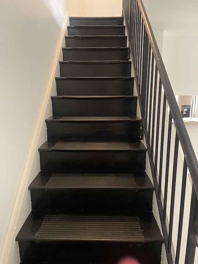 view of stairway