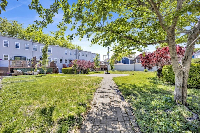 1157 W 19th Pl, Chicago, IL 60608 - surrounding community with a deck and a residential view