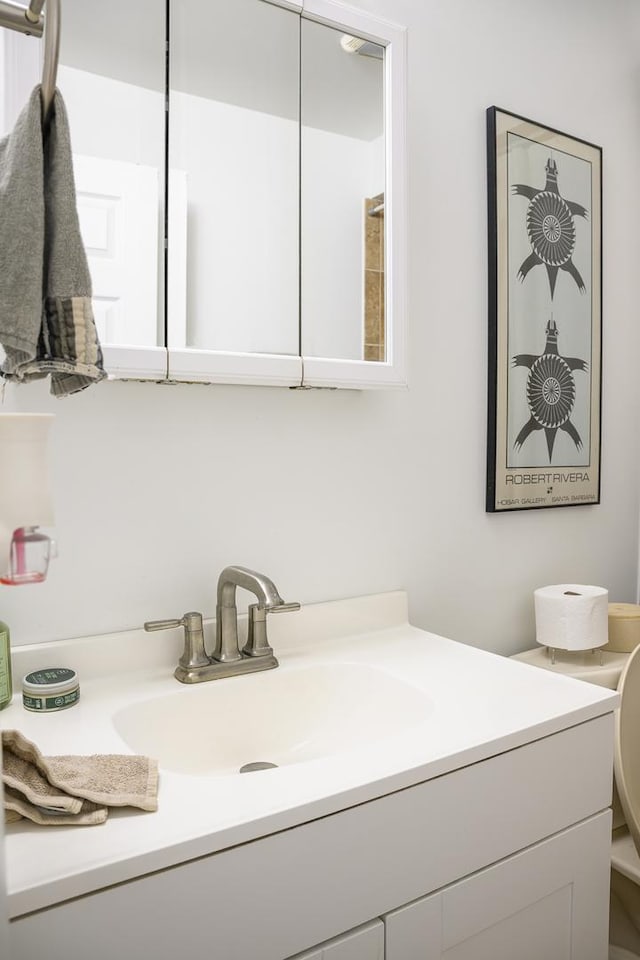 9452 Bay Colony Dr Unit 2W, Des Plaines, IL 60016 - bathroom featuring vanity and toilet