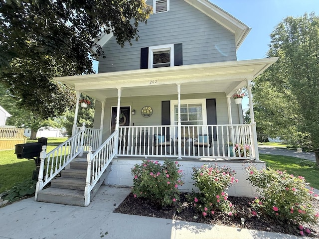 202 17th Ave, Sterling, IL 61081 - view of front of home with a porch