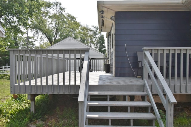 717 Carlisle Rd, Batavia, IL 60510 - view of wooden terrace