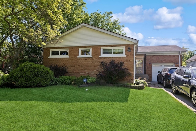 5109 Grand Ave, Downers Grove, IL 60515 - single story home featuring brick siding, a garage, and a front lawn