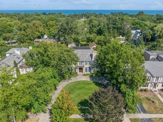 677 Greenleaf Ave, Glencoe, IL 60022 - bird's eye view