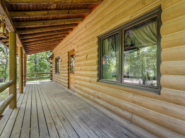 5123 Walnut Gove, Poplar Grove, IL 61065 - view of wooden deck