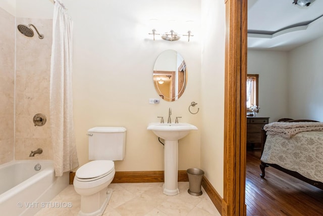 10944 Arbor Ridge Dr, Orland Park, IL 60467 - full bath with shower / bathtub combination with curtain and toilet
