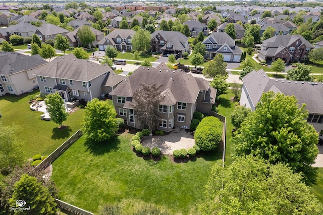 491 Bloomfield Cir W, Oswego, IL 60543 - aerial perspective of suburban area