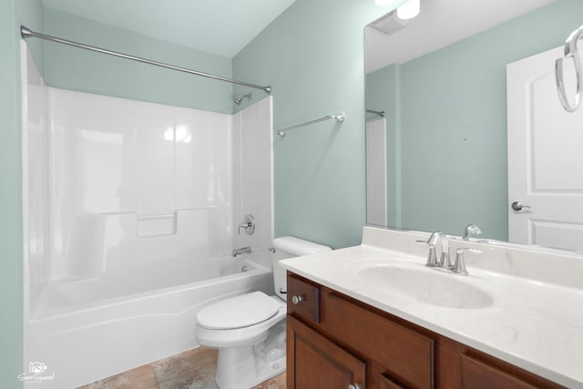 491 Bloomfield Cir W, Oswego, IL 60543 - full bath with toilet, vanity, and shower / tub combination