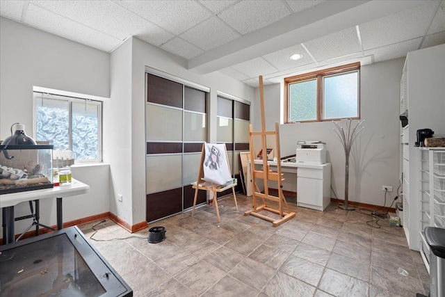 670 Leslie Ct, Carol Stream, IL 60188 - laundry area with baseboards and healthy amount of natural light