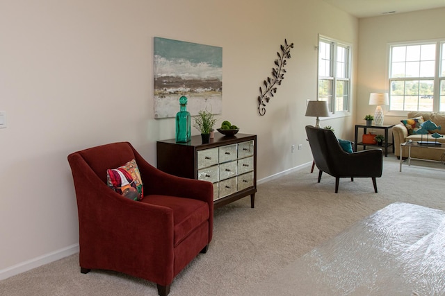 LOT37 W Caspian Cir, Lockport, IL 60441 - living area with carpet floors and baseboards
