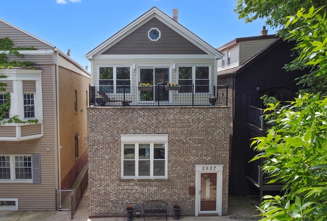 2637 W Huron St, Chicago, IL 60612 - back of property featuring brick siding