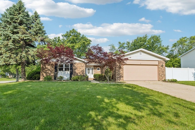 1946 Briarcliffe Blvd, Wheaton, IL 60189 - view of front of house featuring brick siding, an attached garage, and driveway