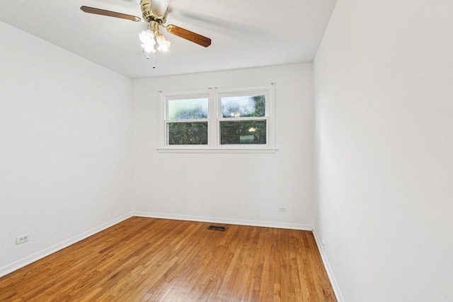 1946 Briarcliffe Blvd, Wheaton, IL 60189 - unfurnished room featuring light wood finished floors and ceiling fan