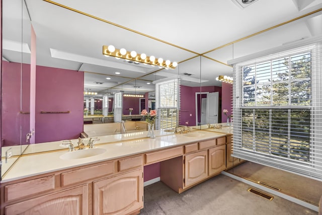 514 Cherbourg Dr, Buffalo Grove, IL 60089 - bathroom with double vanity