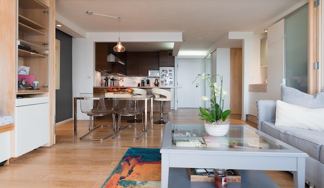 10 E Ontario St Unit 4805, Chicago, IL 60611 - living area with light wood-style floors