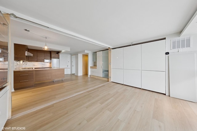 10 E Ontario St Unit 4805, Chicago, IL 60611 - unfurnished living room featuring light wood finished floors