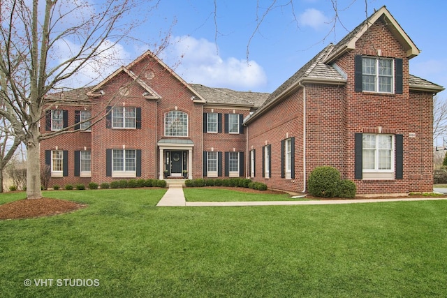 4824 Darlene Ct E, Long Grove, IL 60047 - colonial-style house featuring a front lawn and brick siding