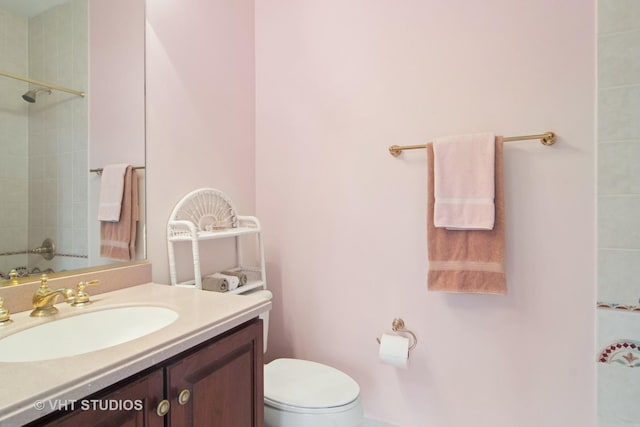 4824 Darlene Ct E, Long Grove, IL 60047 - bathroom with a shower, vanity, and toilet