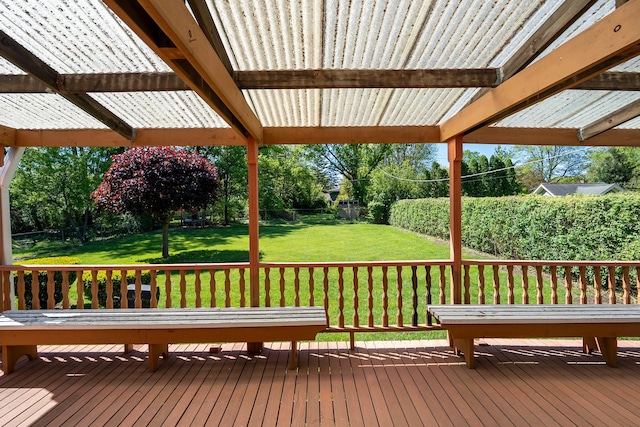 533 Lomond Dr, Mundelein, IL 60060 - view of wooden terrace
