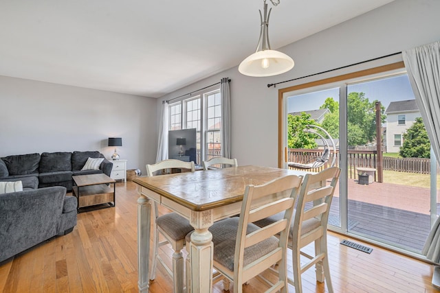 1453 Waterside Dr, Bolingbrook, IL 60490 - dining room with light wood-style floors