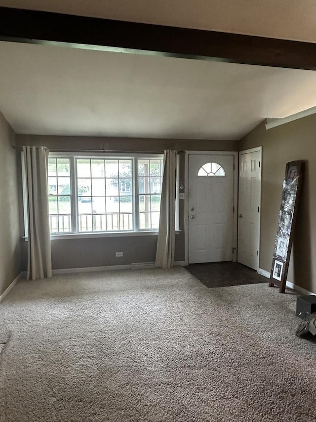 11024 Mason Ave, Chicago Ridge, IL 60415 - carpeted foyer entrance featuring baseboards