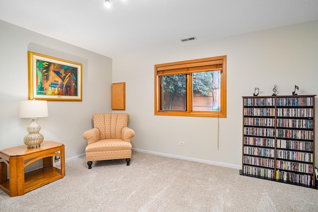 291 Georgetown Ave, Romeoville, IL 60446 - living area featuring carpet flooring and baseboards