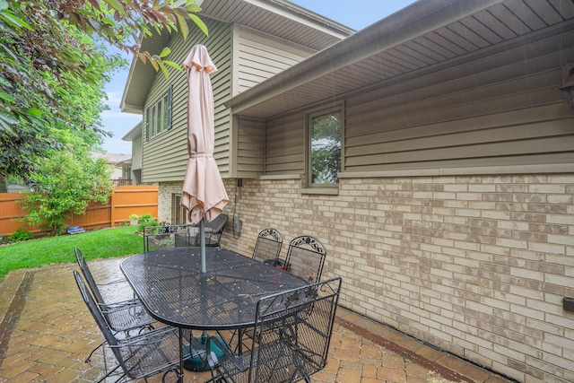 291 Georgetown Ave, Romeoville, IL 60446 - view of patio / terrace featuring outdoor dining area