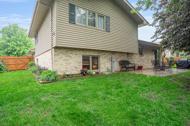 291 Georgetown Ave, Romeoville, IL 60446 - back of house with brick siding and a patio