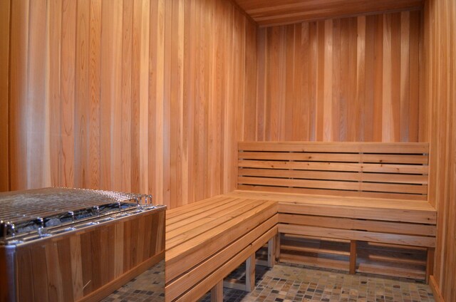 474 N Lake Shore Dr Unit 2101, Chicago, IL 60611 - sauna with wooden walls