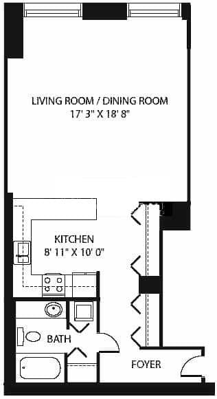 474 N Lake Shore Dr Unit 2101, Chicago, IL 60611 - room layout