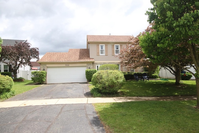 7003 94th Ave, Kenosha, WI 53142 - view of front of house with driveway and an attached garage