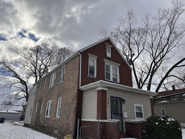 241 156th St, Calumet City, IL 60409 - view of front facade featuring brick siding