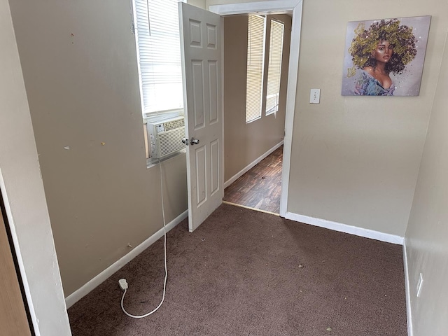 241 156th St, Calumet City, IL 60409 - hall featuring baseboards, carpet flooring, and cooling unit